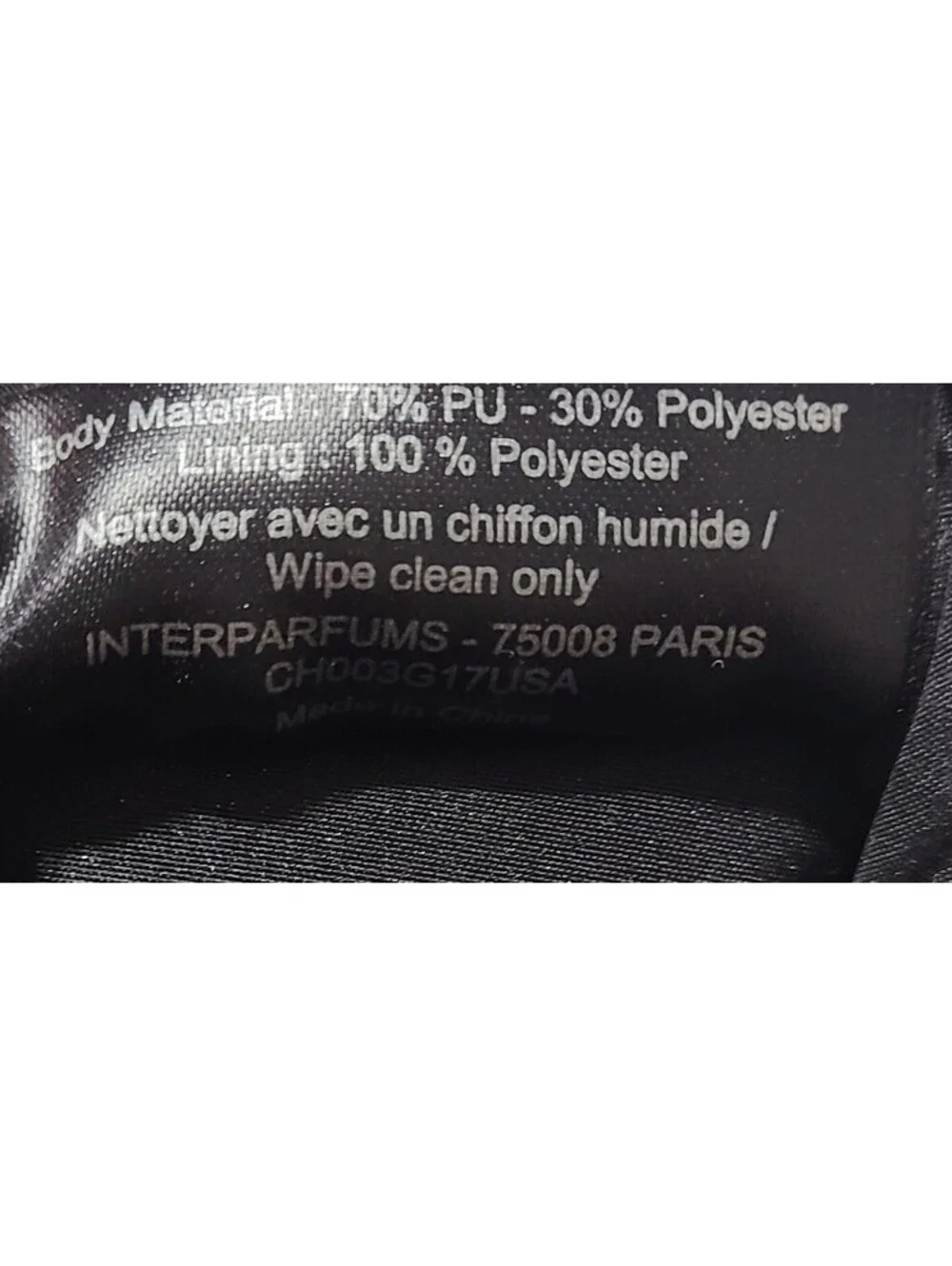 Jimmy Choo Parfums Cosmetic Makeup Case Bag Womens Sz Medium Black Travel Pouch